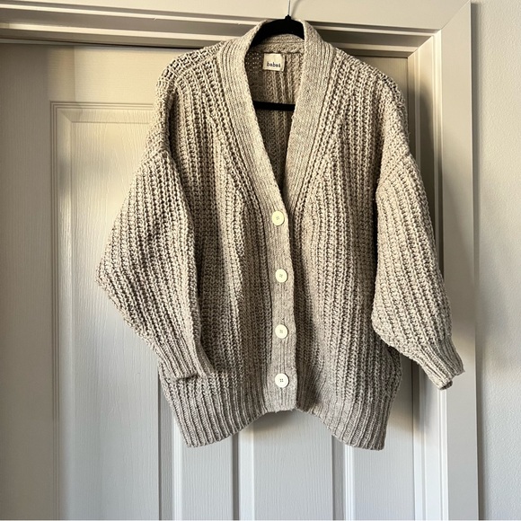 Babaa Sweaters - Babaa Wool Cardigan No. 19 Mist